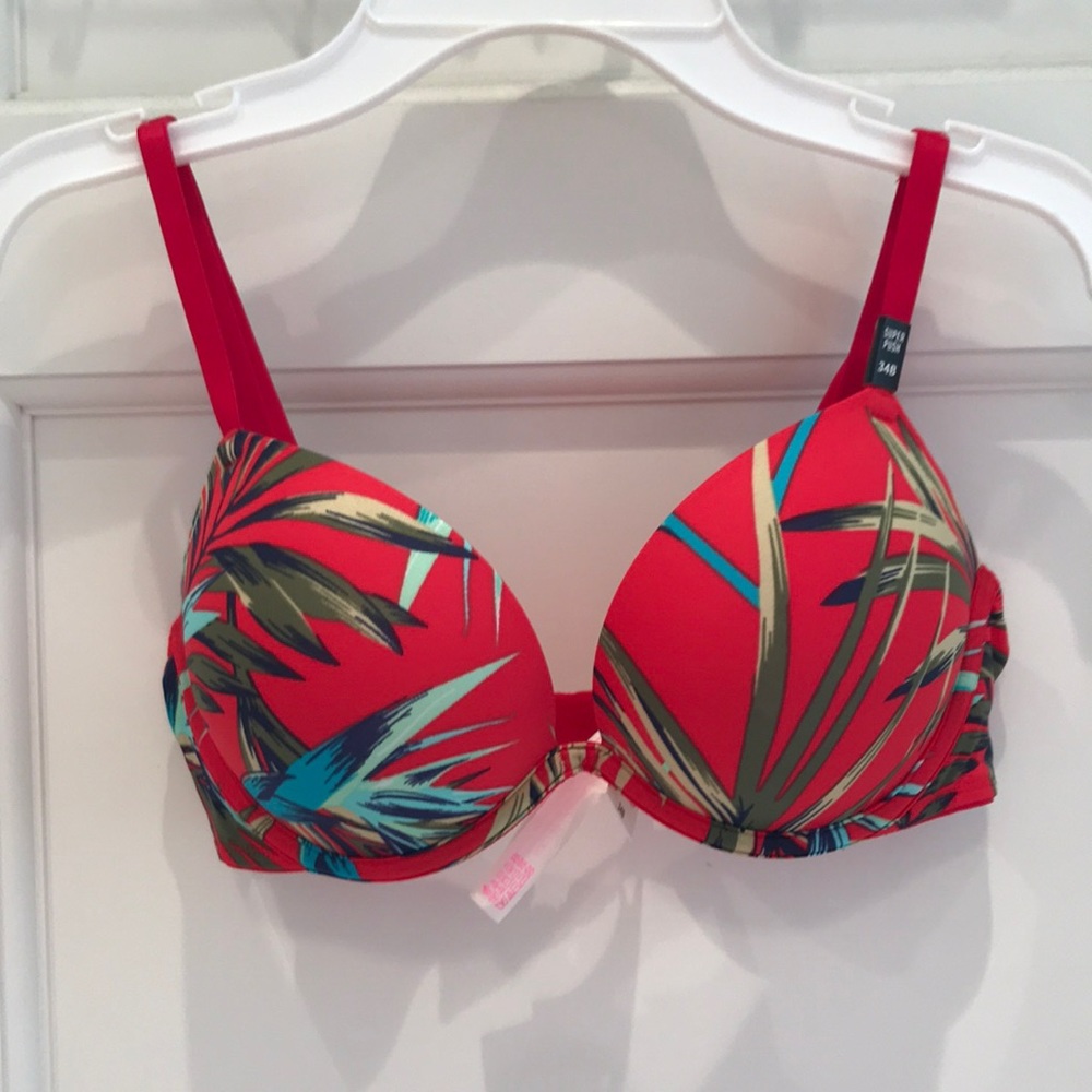 PINK super push-up bra